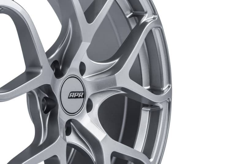APR A01 Flow Formed - 19x8.5 - 5x112 - ET45 - 66.5mm Center Bore - Hyper Silver Wheel