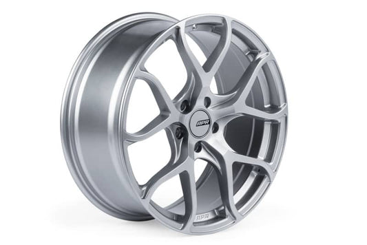 APR A01 Flow Formed - 19x8.5 - 5x112 - ET45 - 66.5mm Center Bore - Hyper Silver Wheel