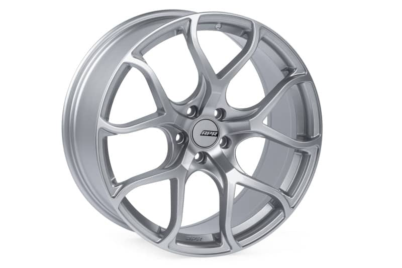 APR A01 Flow Formed - 20x9.0 - 5x112 - ET42 - 66.5mm Center Bore - Hyper Silver Wheel