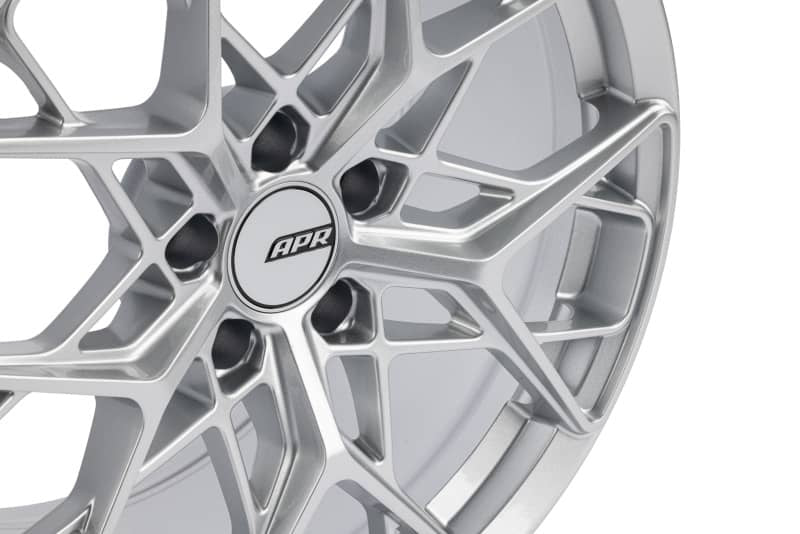 APR A02 Flow Formed - 19x8.5 - 5x112 - ET45 - 66.5mm Center Bore - Hyper Silver Wheel