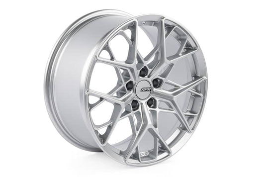 APR A02 Flow Formed - 19x8.5 - 5x112 - ET45 - 66.5mm Center Bore - Hyper Silver Wheel
