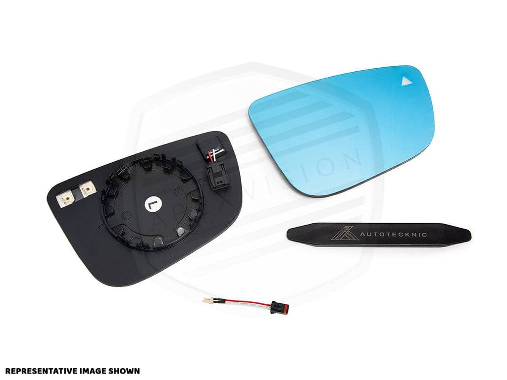 ApexVision Blue Tinted Side View Mirror Glass Set - BMW G30 5-Series