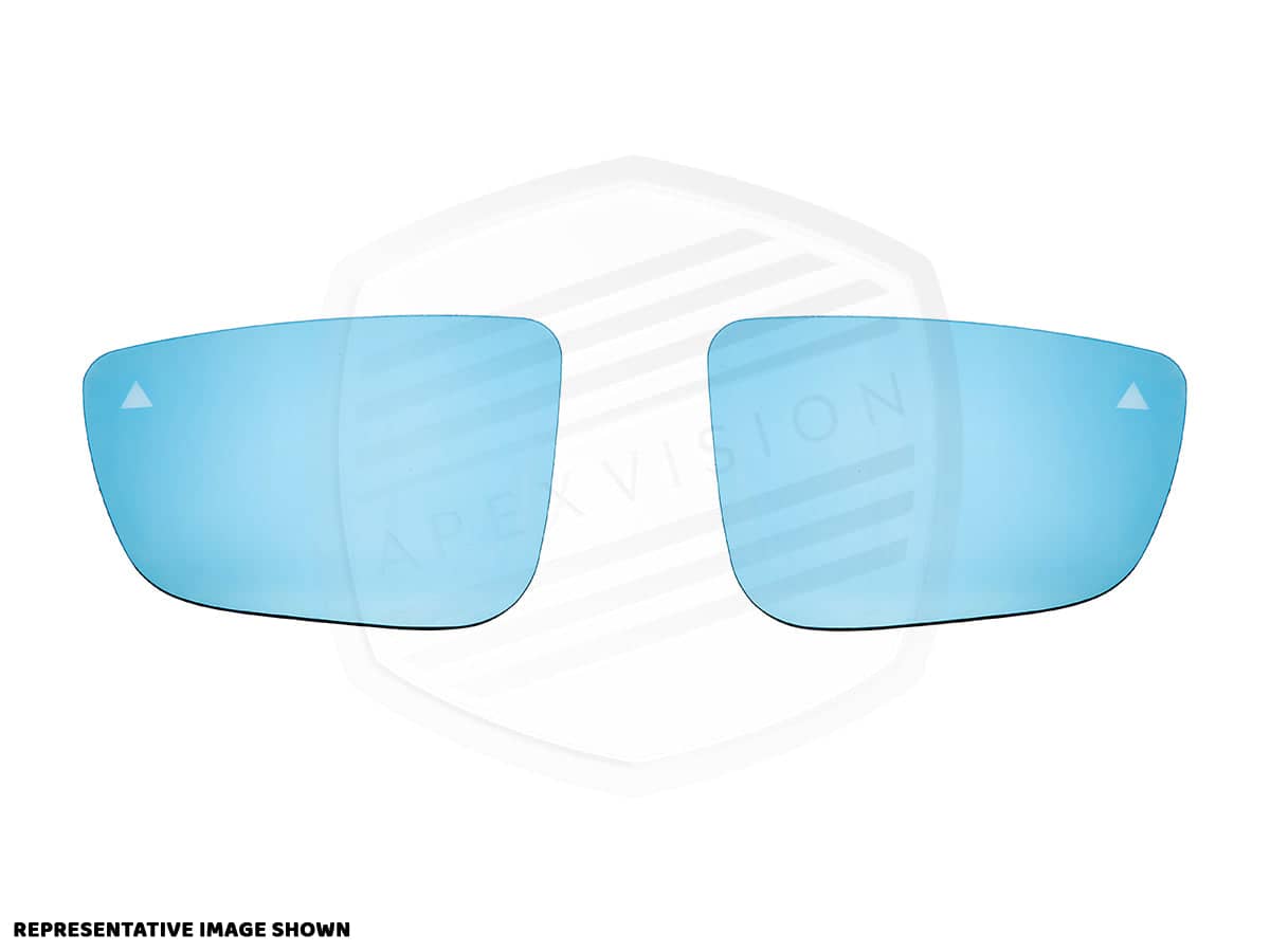 ApexVision Blue Tinted Side View Mirror Glass Set w/ Defrost - Honda S2000 (AP1/AP2)
