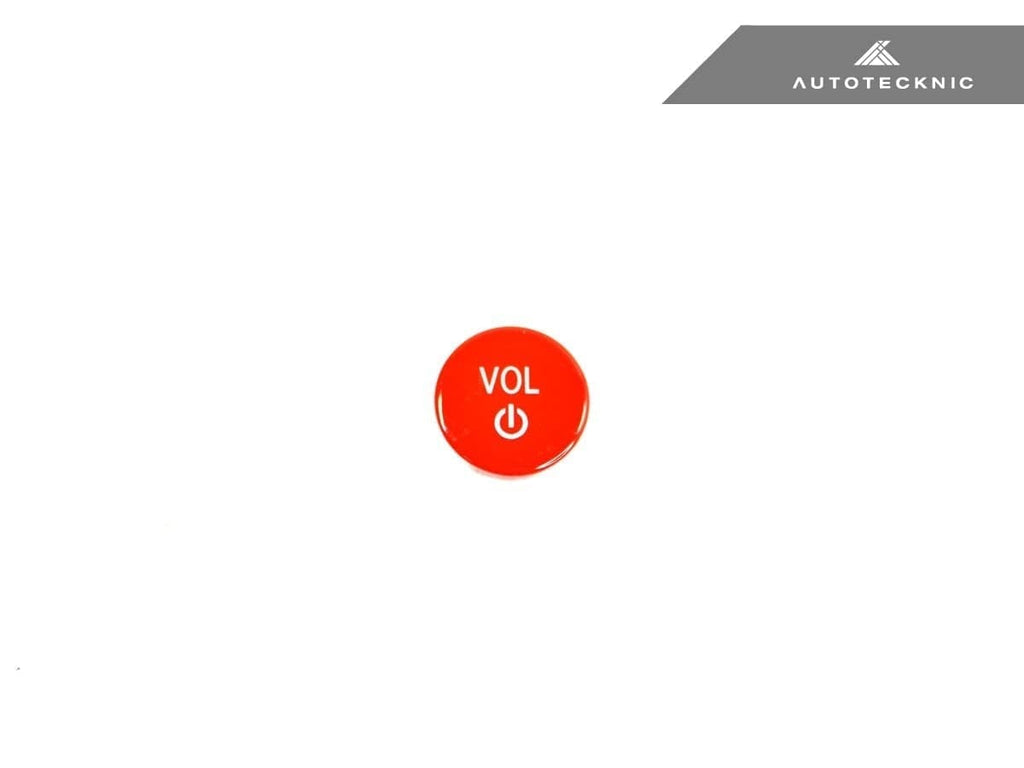 AutoTecknic Bright Red Audio Volume Button - BMW G01 X3 | G02 X4 LCI 2022–2024
