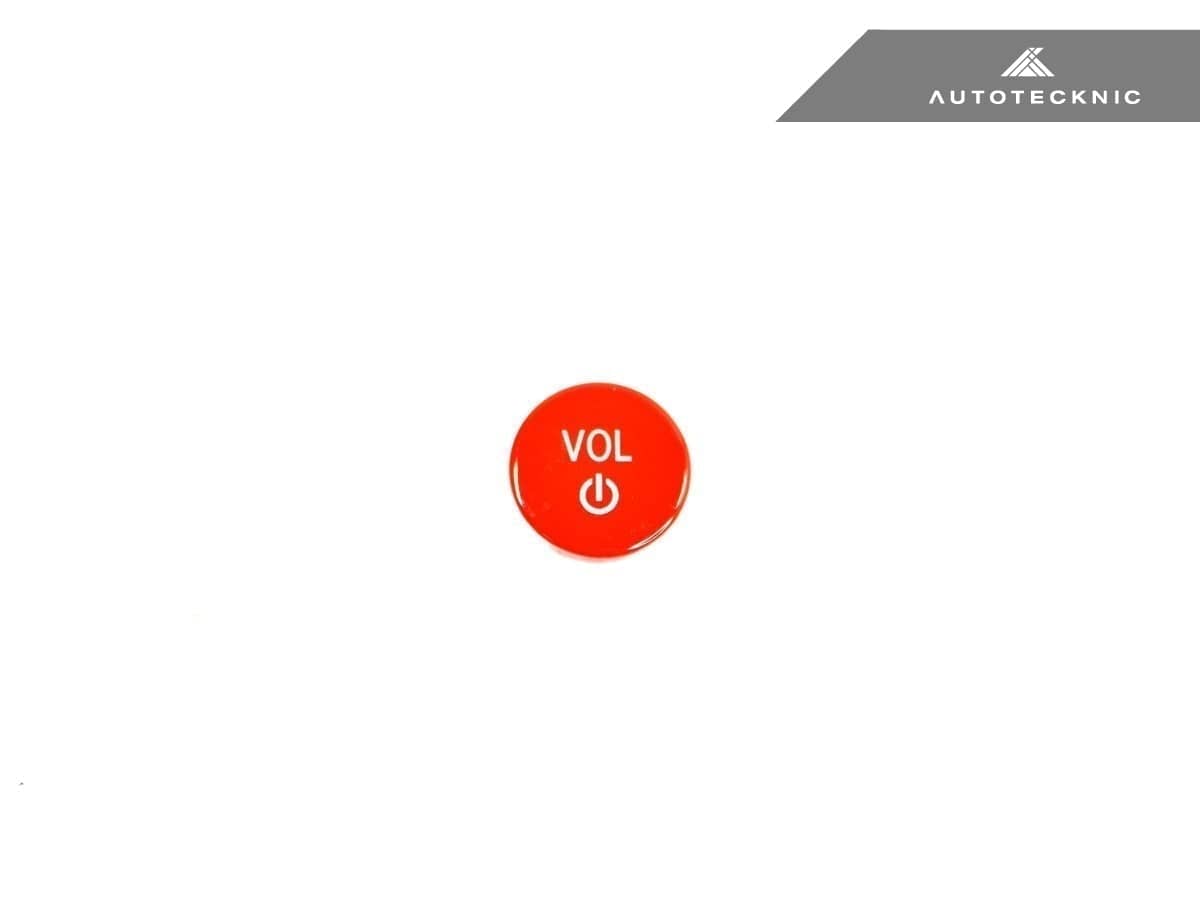 AutoTecknic Bright Red Audio Volume Button - BMW G14/ G15/ G16 8-Series