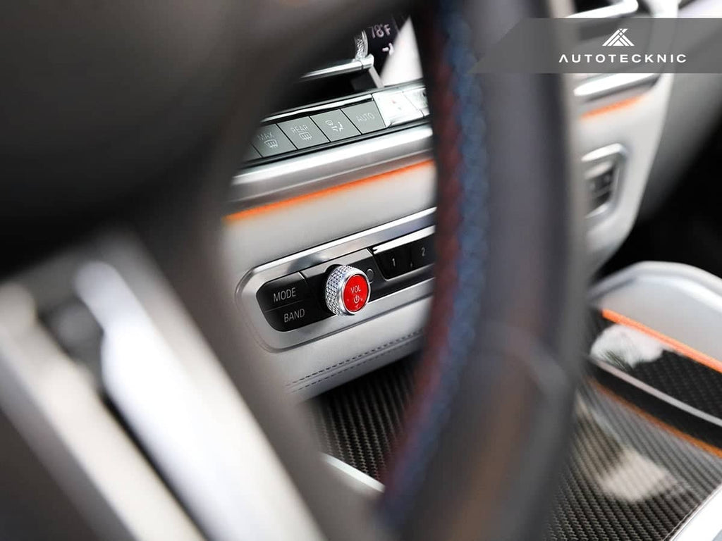AutoTecknic Bright Red Audio Volume Button - BMW G30/ G31 5 Series
