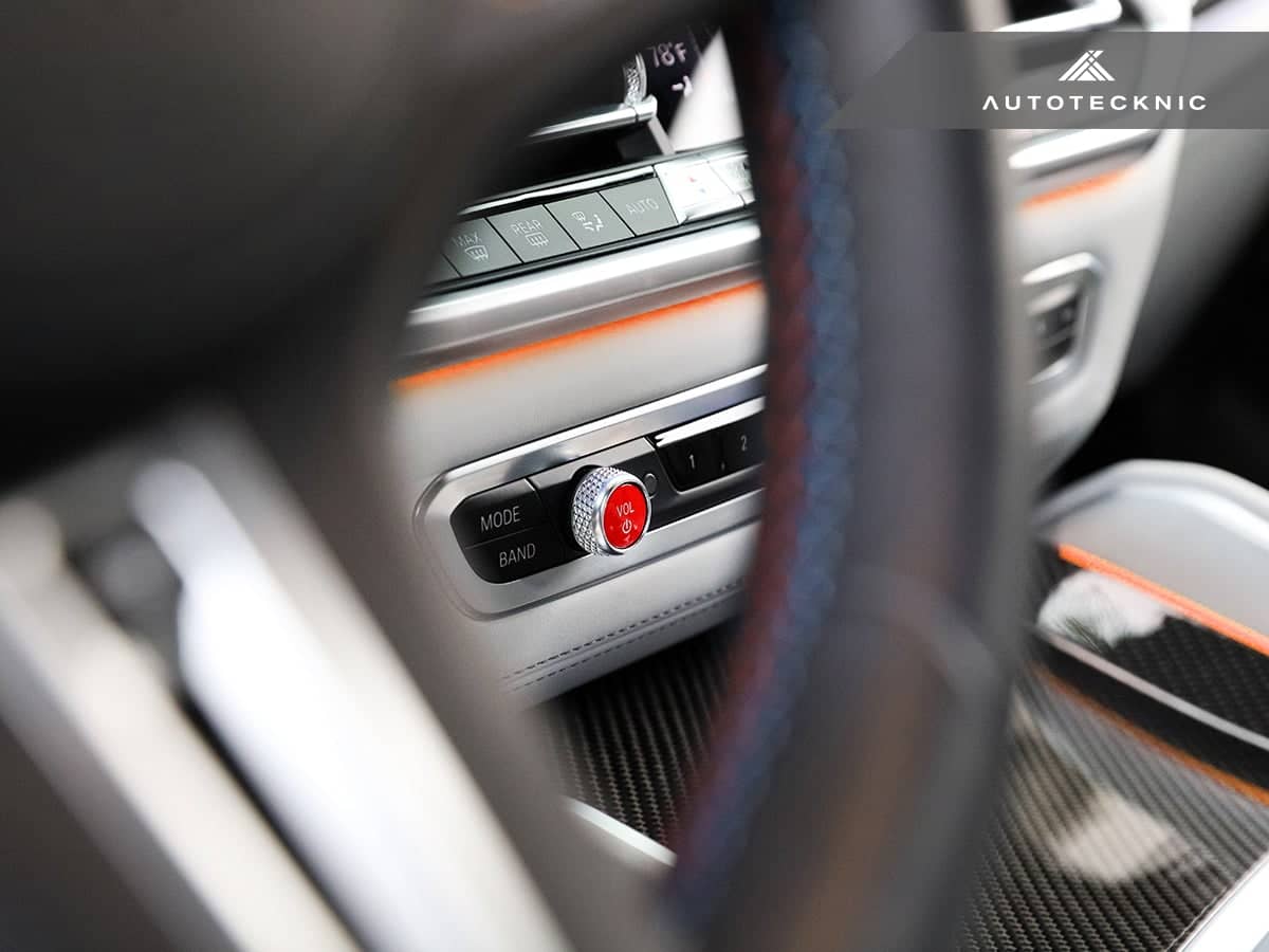 AutoTecknic Bright Red Audio Volume Button - BMW G42 2-Series Coupe