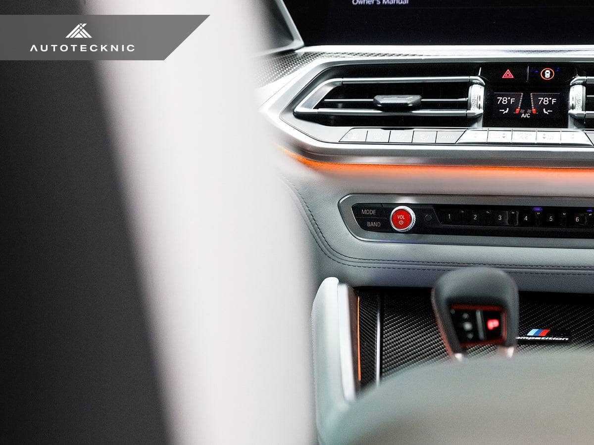 AutoTecknic Bright Red Audio Volume Button - BMW G87 M2