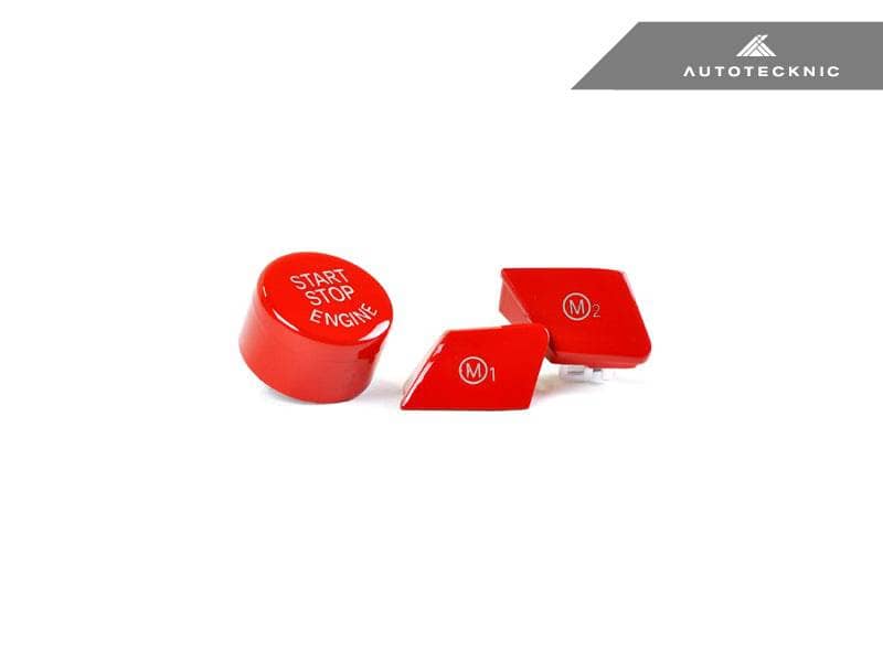AutoTecknic Bright Red M1/ M2 Button Set - BMW F87 M2