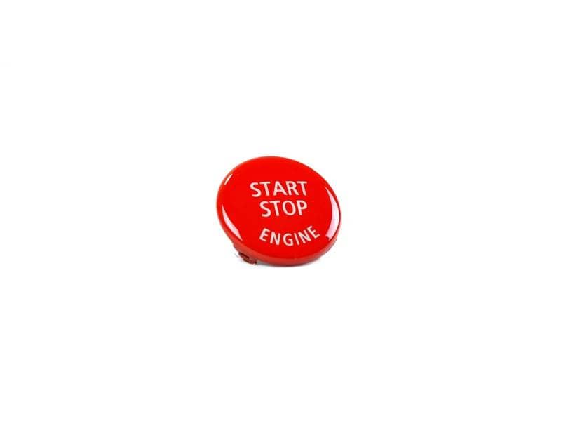 AutoTecknic Bright Red Start Stop Button - BMW E9X M3 | 3-Series