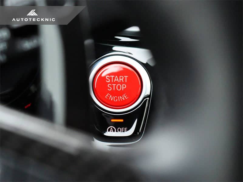AutoTecknic Bright Red Start Stop Button - BMW G30 5-Series | G32 6-Series GT