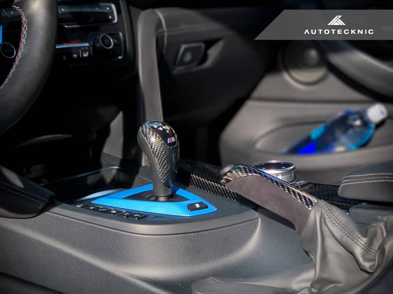 AutoTecknic Carbon Alcantara E-Brake Handle - BMW F-Chassis