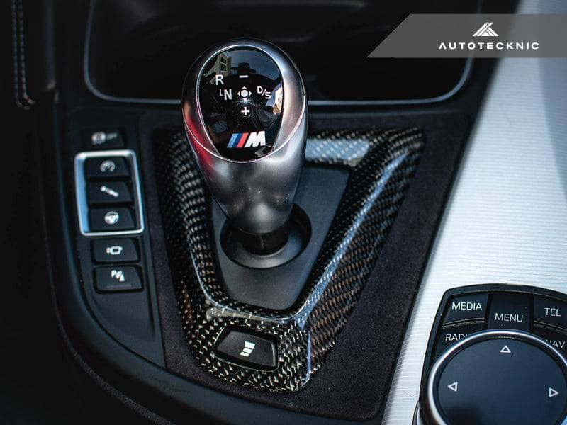 AutoTecknic Carbon Alcantara Shift Console Trim - BMW F80 M3 | F82/ F83 M4