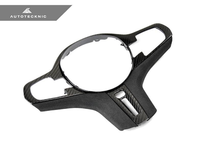 AutoTecknic Carbon Alcantara Steering Wheel Trim - BMW G01 X3 | G02 X4