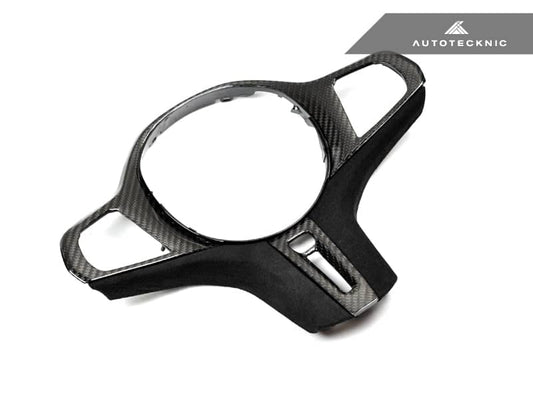 AutoTecknic Carbon Alcantara Steering Wheel Trim - BMW G42 2-Series