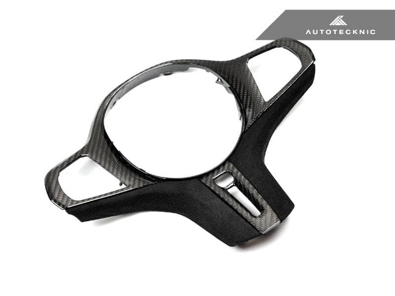 AutoTecknic Carbon Alcantara Steering Wheel Trim - BMW G8X M2 / M3 / M4