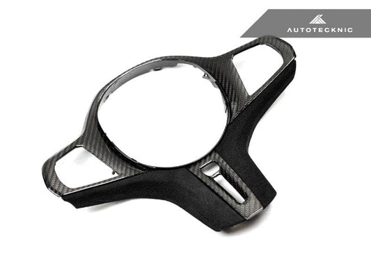 AutoTecknic Carbon Alcantara Steering Wheel Trim - BMW G8X M2 / M3 / M4