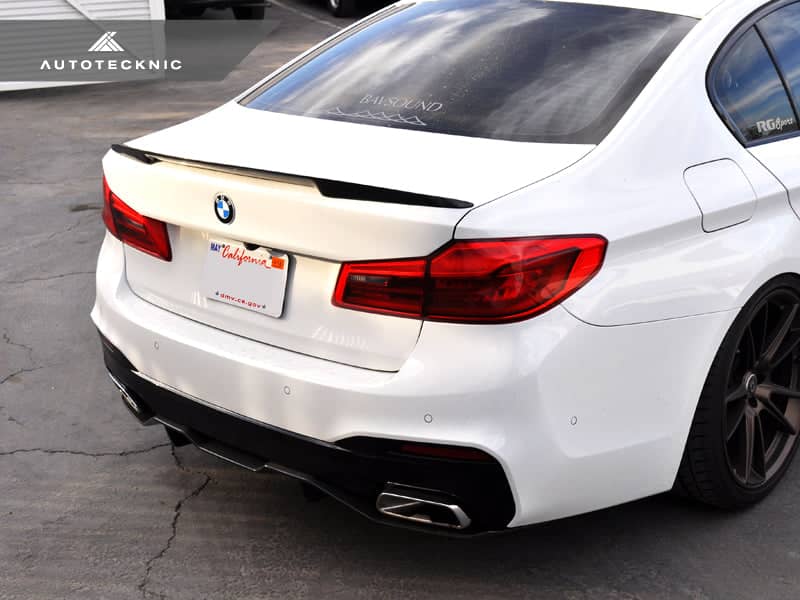 AutoTecknic Carbon Competition Extended-Kick Trunk Spoiler - BMW F90 M5 | G30 5-Series