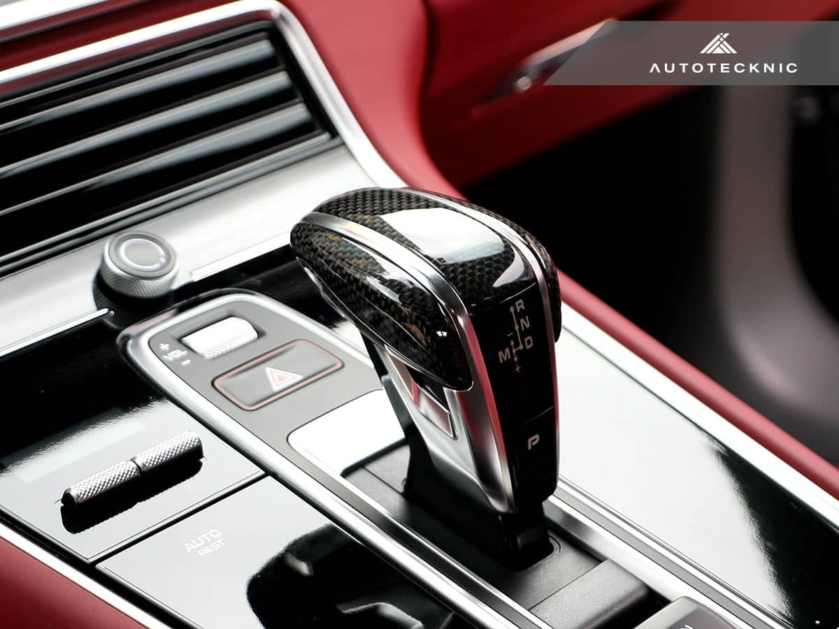 AutoTecknic Carbon Fiber Exclusive Design Shift Lever - Porsche 971 Panamera | 9Y0 Cayenne