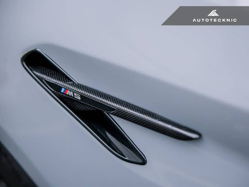 AutoTecknic Carbon Fiber Fender Trim Set - BMW F90 M5