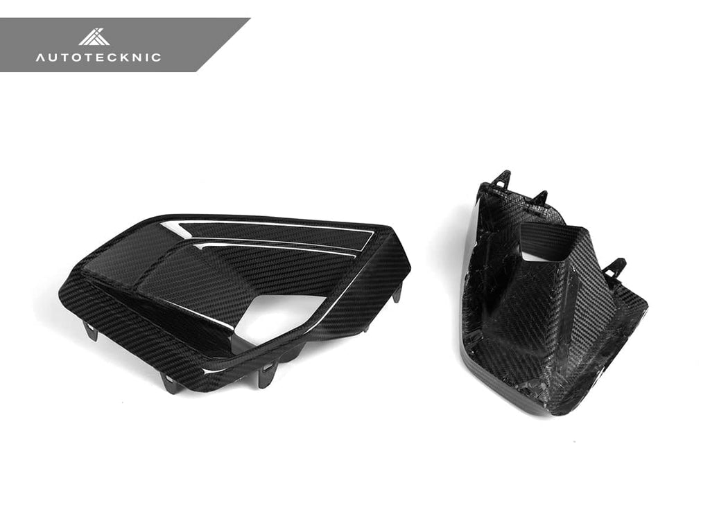 AutoTecknic Carbon Fiber Front Bumper Air Vent Set - BMW G05 X5 M-Sport LCI