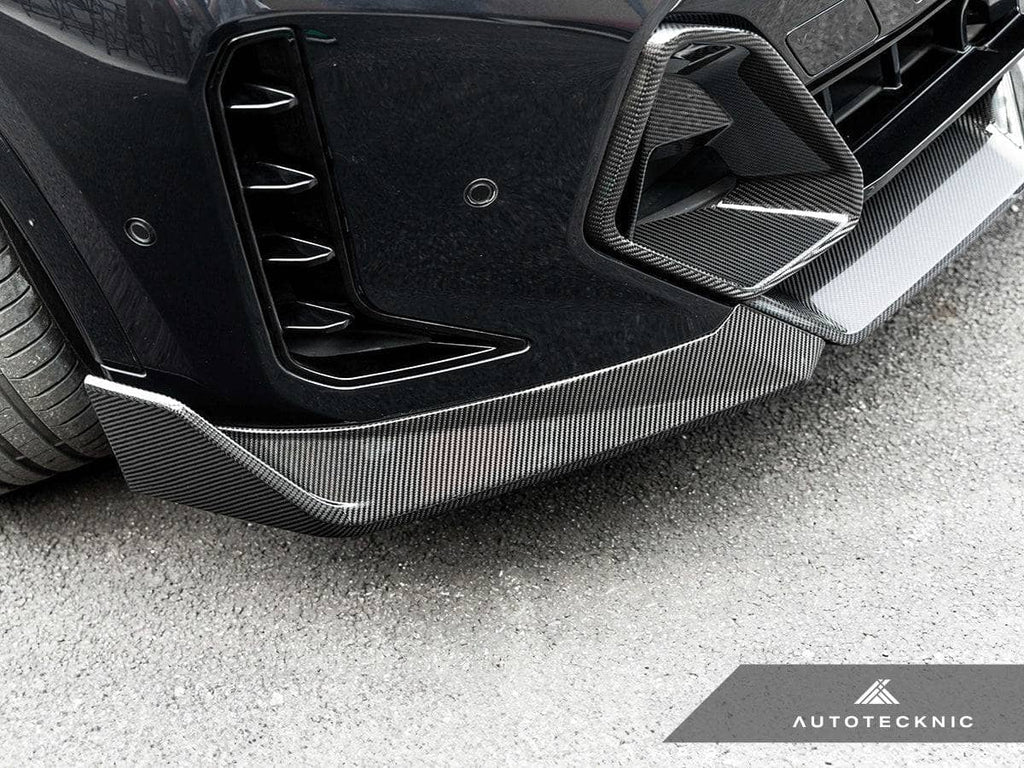 AutoTecknic Carbon Fiber Front Bumper Air Vent Set - BMW G06 X6 M-Sport LCI