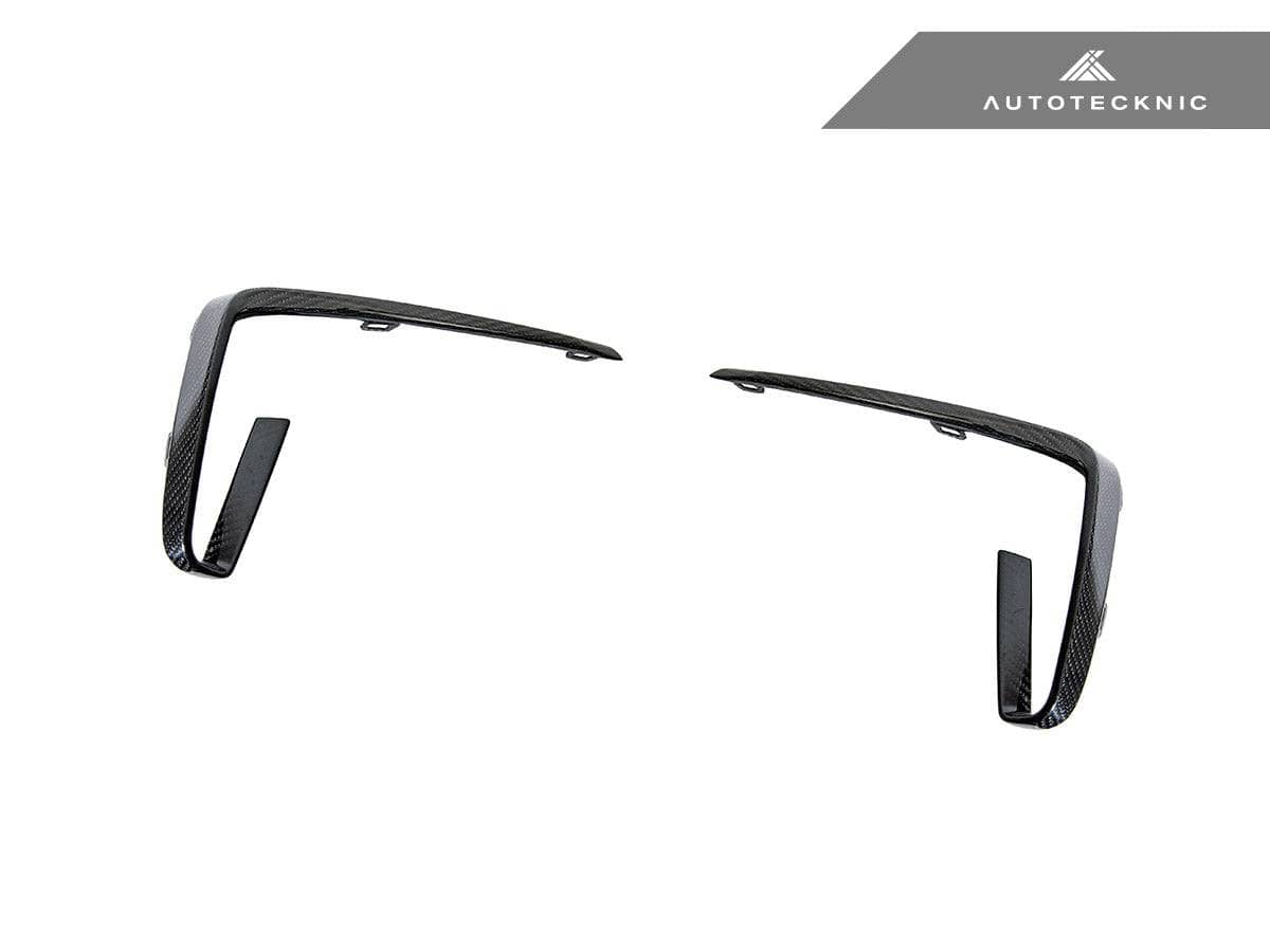 AutoTecknic Carbon Fiber Front Bumper Trim Set - BMW G01 X3 | G02 X4 M40I Pre-LCI