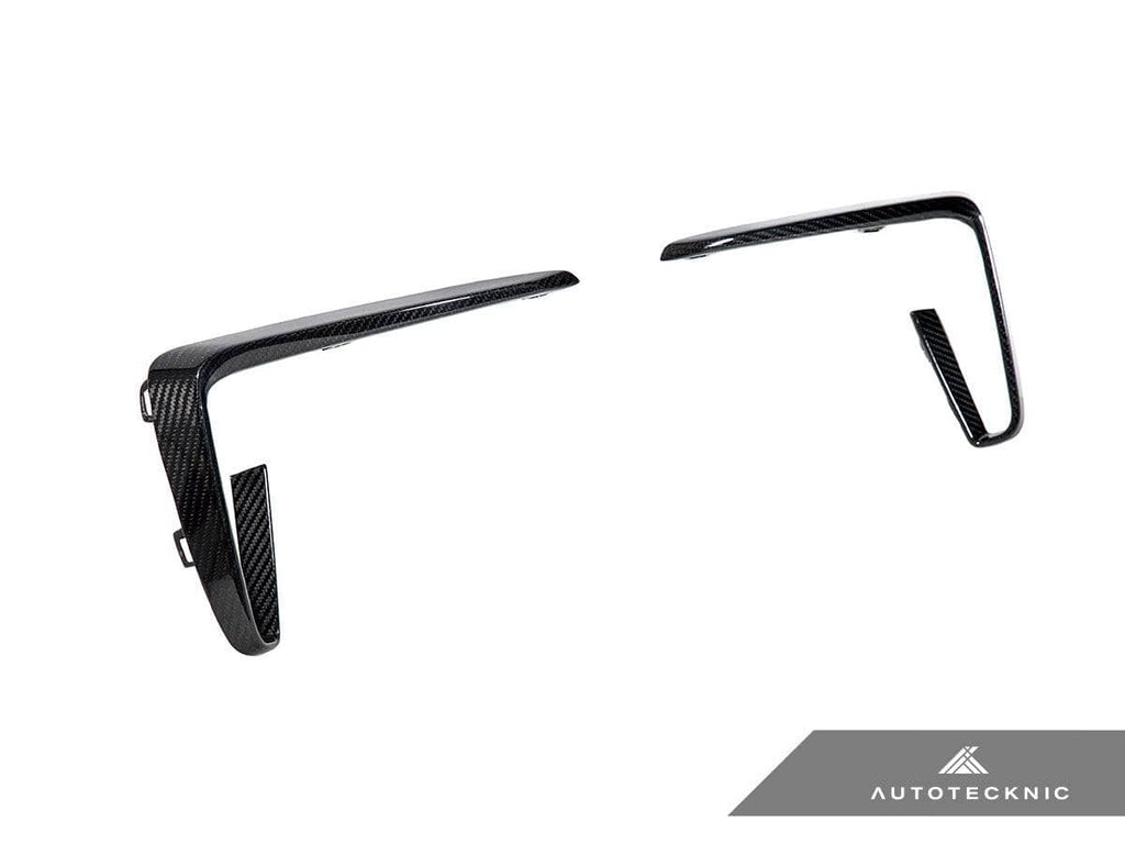 AutoTecknic Carbon Fiber Front Bumper Trim Set - BMW G01 X3 | G02 X4 M40I Pre-LCI