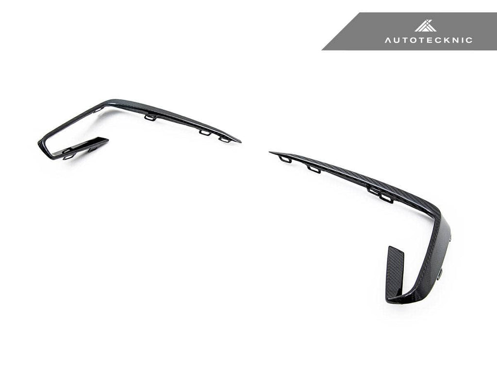 AutoTecknic Carbon Fiber Front Bumper Trim Set - BMW G01 X3 | G02 X4 M40I Pre-LCI