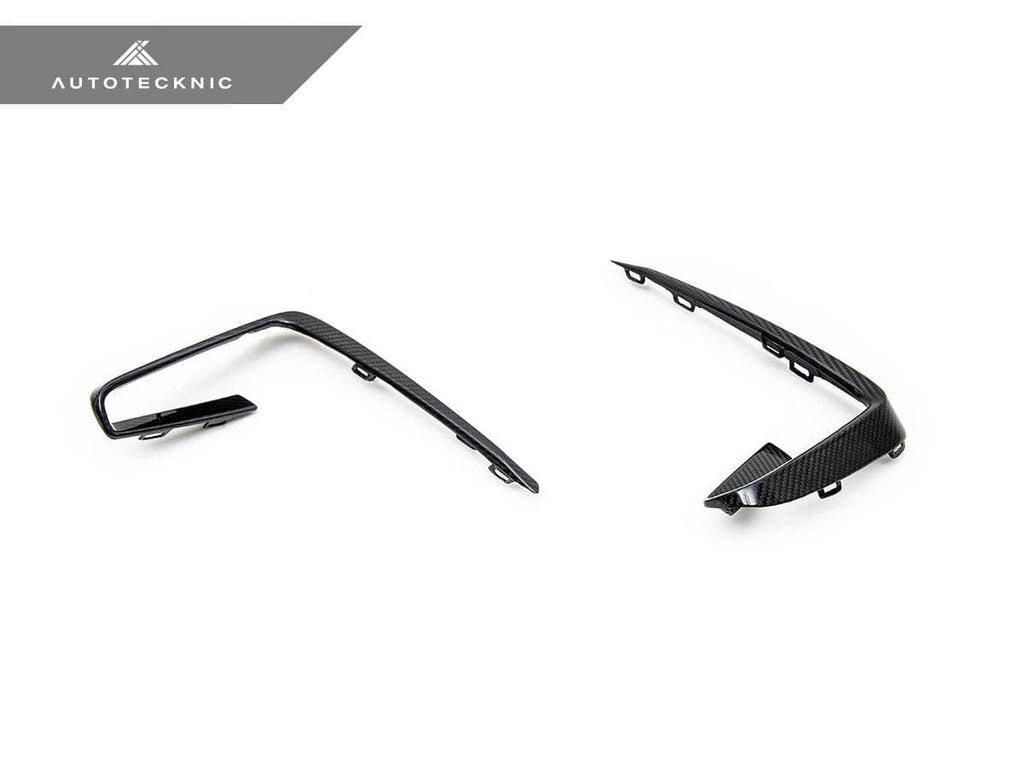 AutoTecknic Carbon Fiber Front Bumper Trim Set - BMW G01 X3 | G02 X4 M40I Pre-LCI