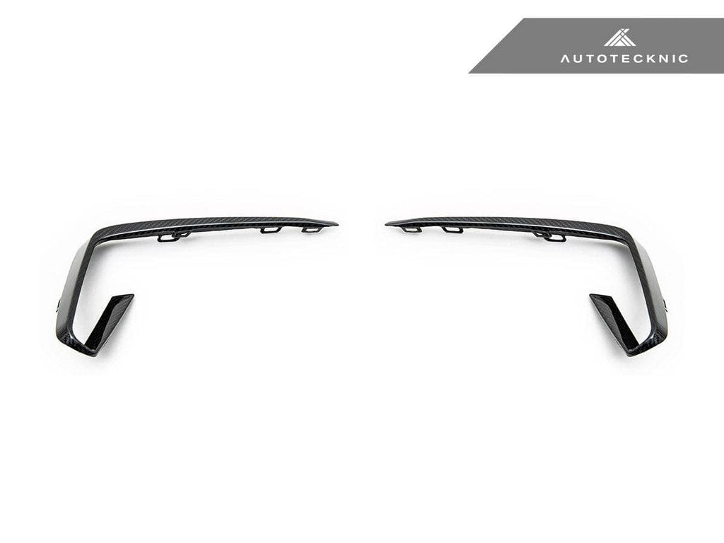 AutoTecknic Carbon Fiber Front Bumper Trim Set - BMW G01 X3 | G02 X4 M40I Pre-LCI