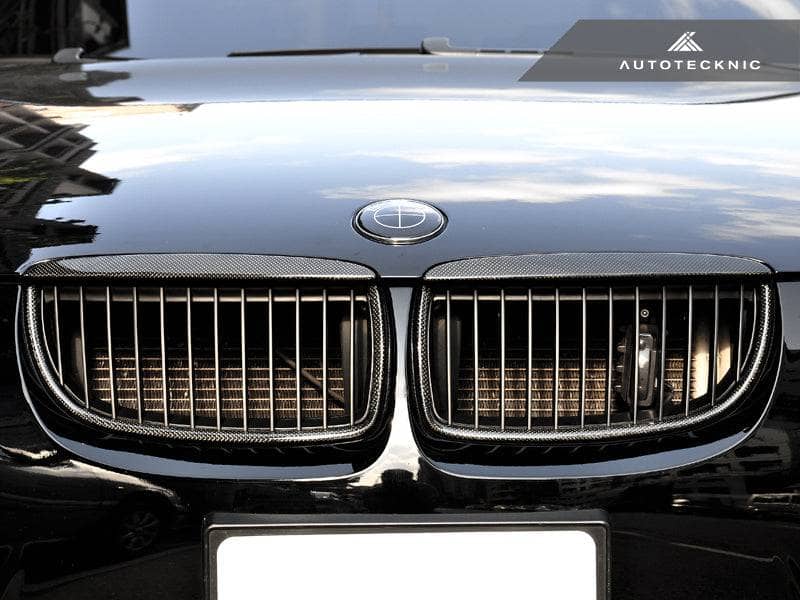 AutoTecknic Carbon Fiber Front Grille Set - BMW E90 Sedan | E91 Wagon | 3-Series