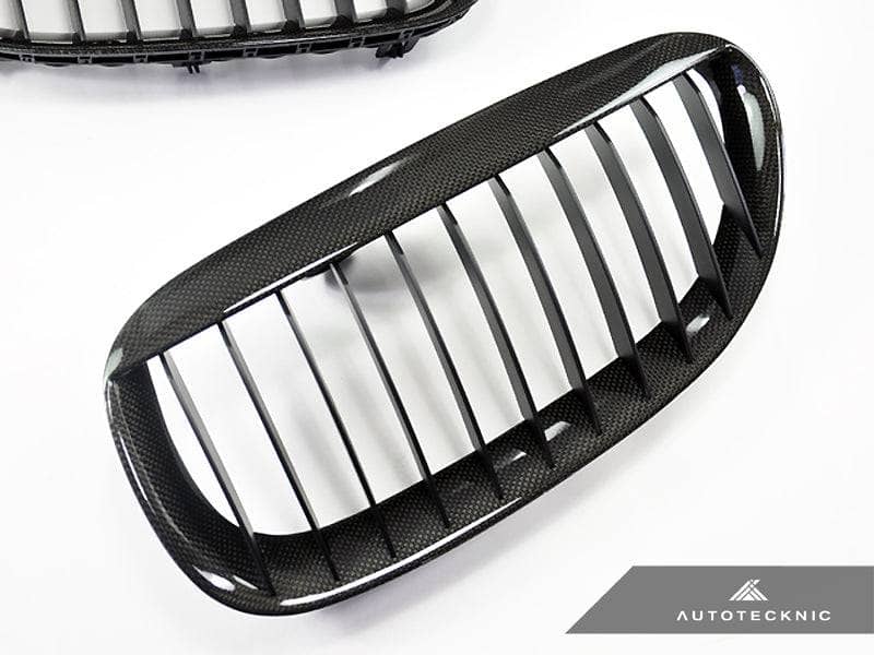 AutoTecknic Carbon Fiber Front Grille Set - BMW E63/ E64 6-Series & M6