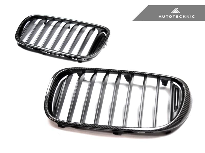 AutoTecknic Carbon Fiber Front Grille Set - BMW G11/ G12 7-Series Pre-LCI (16-19)