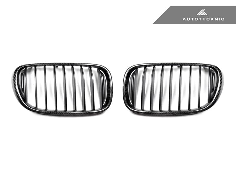 AutoTecknic Carbon Fiber Front Grille Set - BMW G11/ G12 7-Series Pre-LCI (16-19)