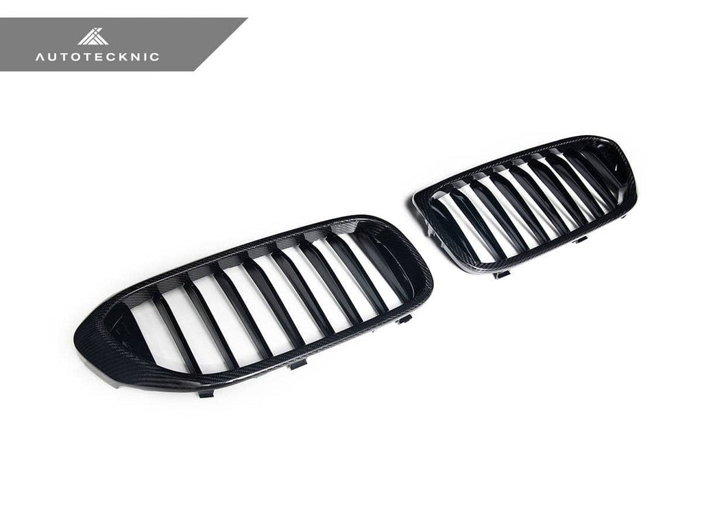 AutoTecknic Carbon Fiber Front Grille Set - BMW G30 5-Series Pre-LCI