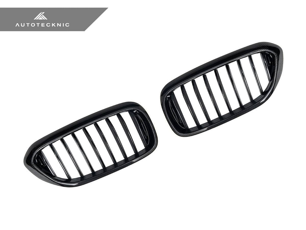 AutoTecknic Carbon Fiber Front Grille Set - BMW G30 5-Series Pre-LCI