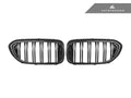 AutoTecknic Carbon Fiber Front Grille Set - BMW G30 5-Series Pre-LCI