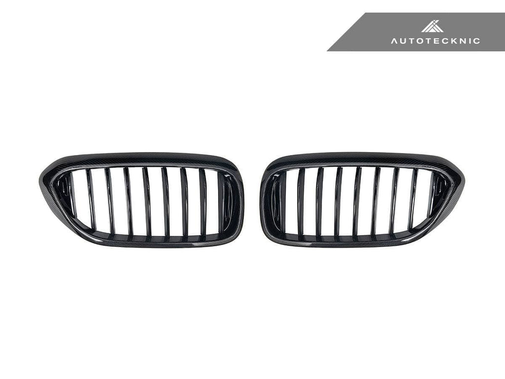 AutoTecknic Carbon Fiber Front Grille Set - BMW G30 5-Series Pre-LCI