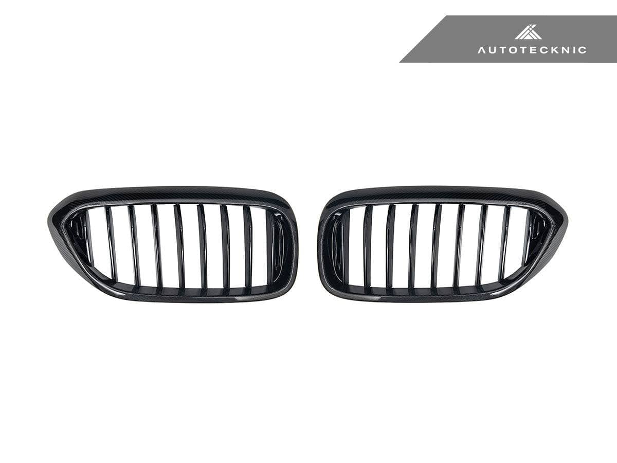 AutoTecknic Carbon Fiber Front Grille Set - BMW G30 5-Series Pre-LCI