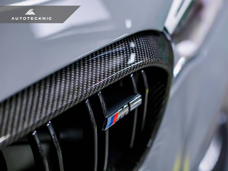AutoTecknic Carbon Fiber Front Grille Surround Set - BMW F90 M5