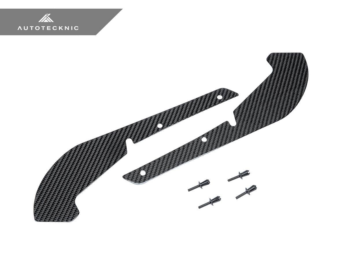 AutoTecknic Carbon Fiber Front Splash Guards - BMW F80 M3 | F82/ F83 M4