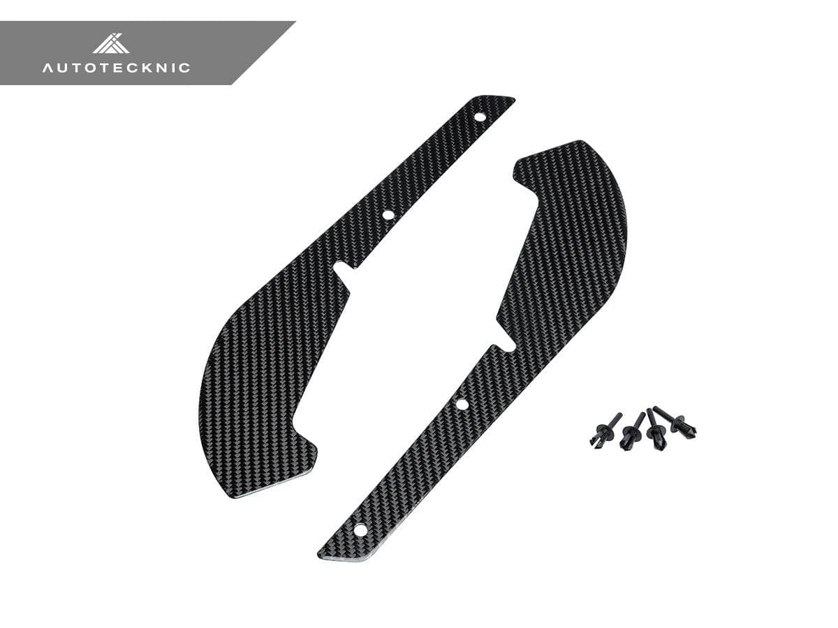 AutoTecknic Carbon Fiber Front Splash Guards - BMW F80 M3 | F82/ F83 M4