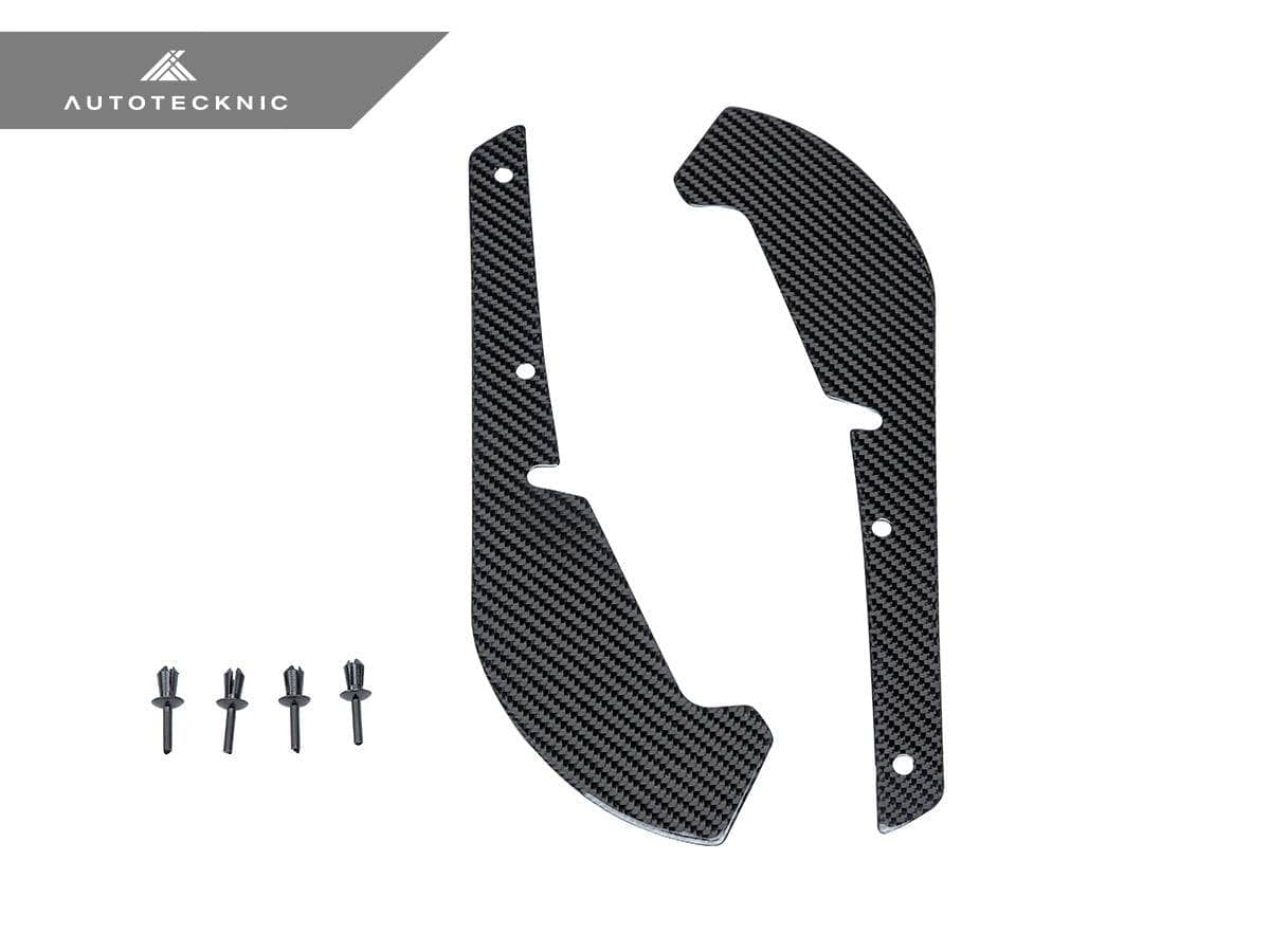 AutoTecknic Carbon Fiber Front Splash Guards - BMW F80 M3 | F82/ F83 M4