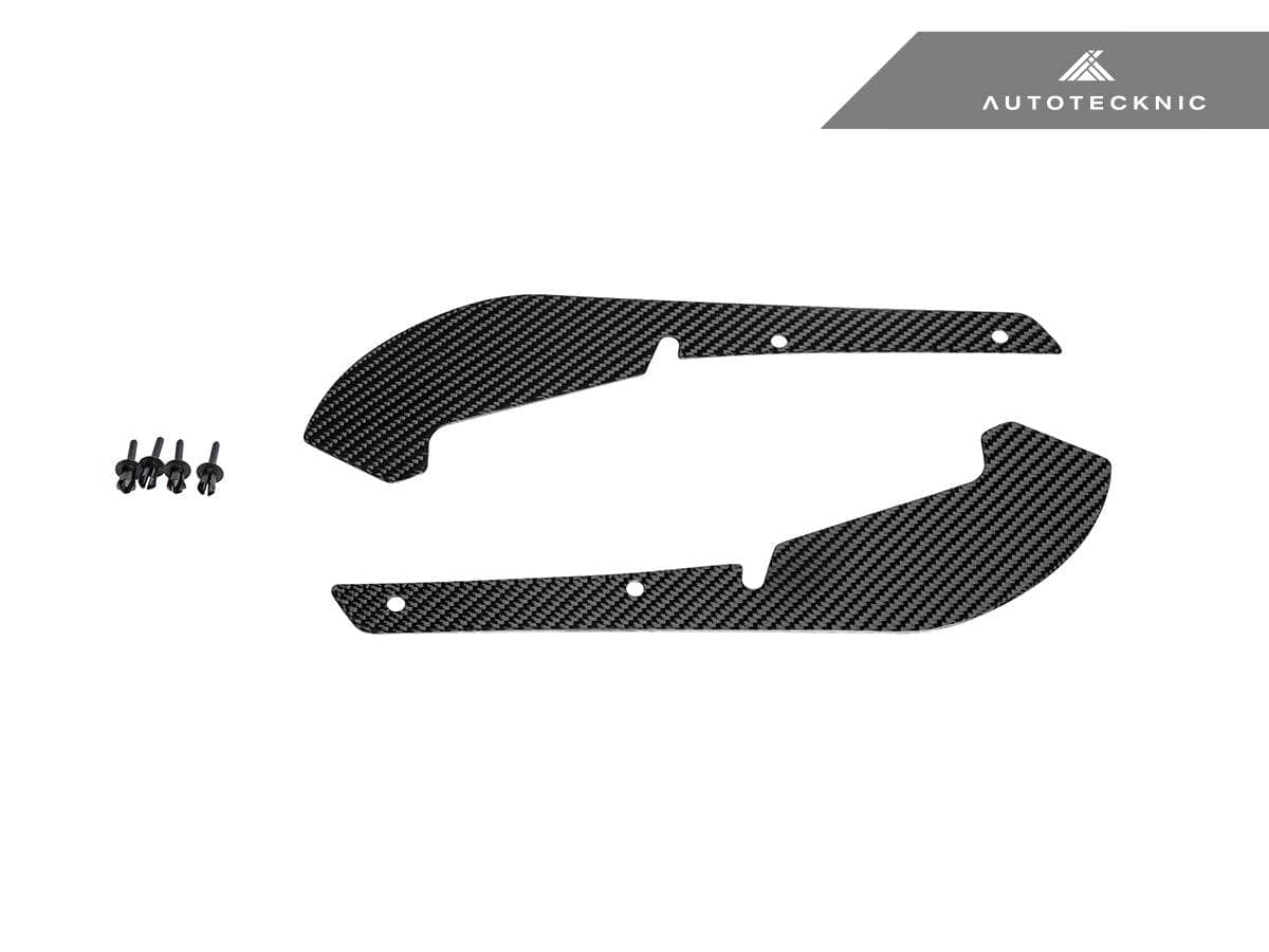AutoTecknic Carbon Fiber Front Splash Guards - BMW F80 M3 | F82/ F83 M4
