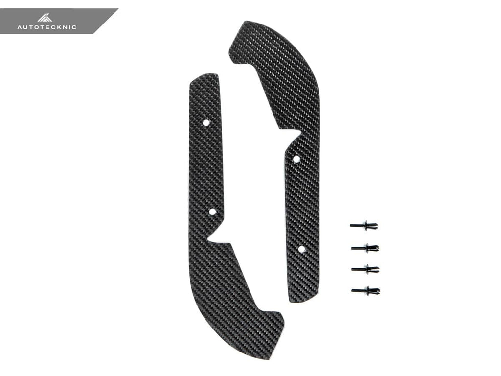 AutoTecknic Carbon Fiber Front Splash Guards - BMW F87 M2 | M2 Competition