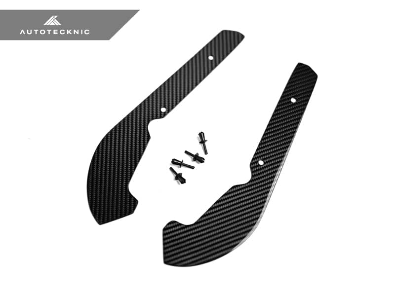 AutoTecknic Carbon Fiber Front Splash Guards - BMW F87 M2 | M2 Competition