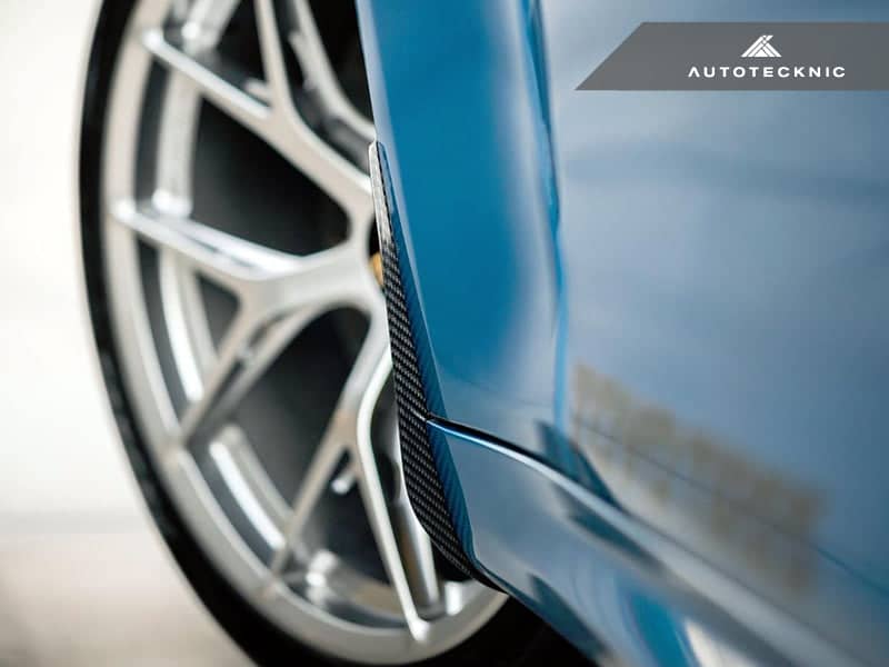 AutoTecknic Carbon Fiber Front Splash Guards - BMW F87 M2 | M2 Competition