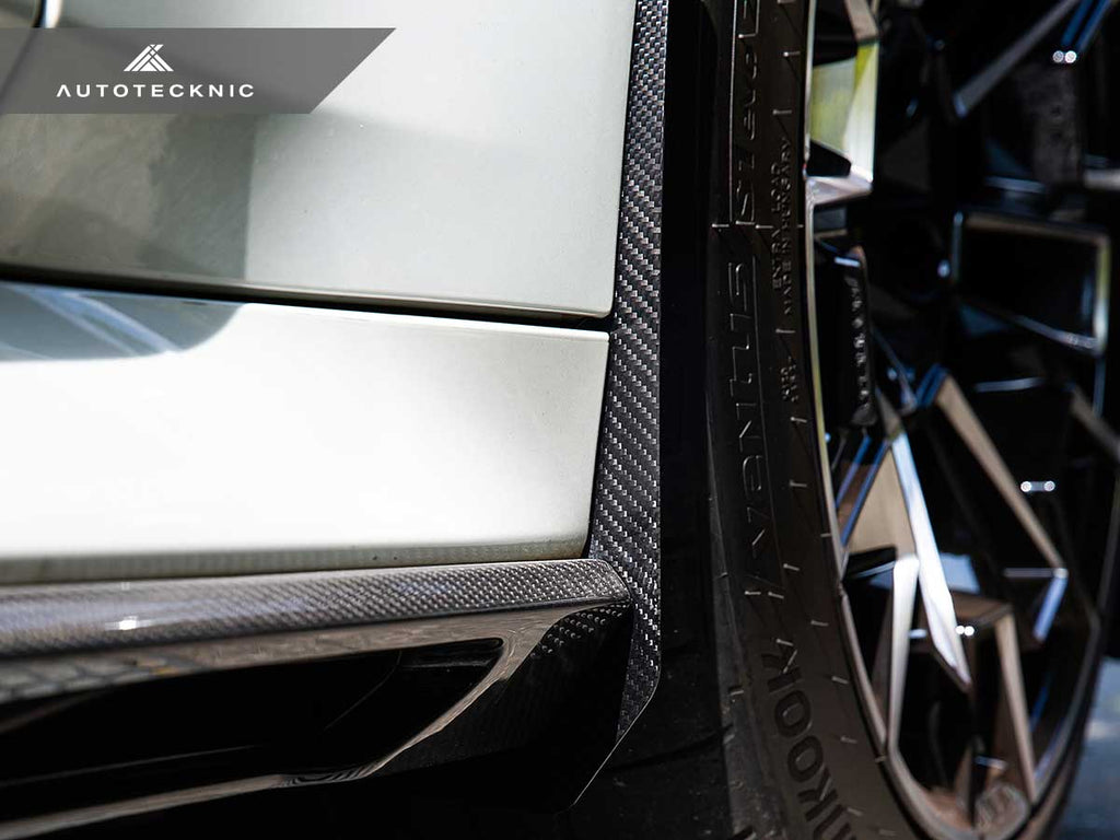 AutoTecknic Carbon Fiber Front Splash Guards - BMW G90/ G99 M5