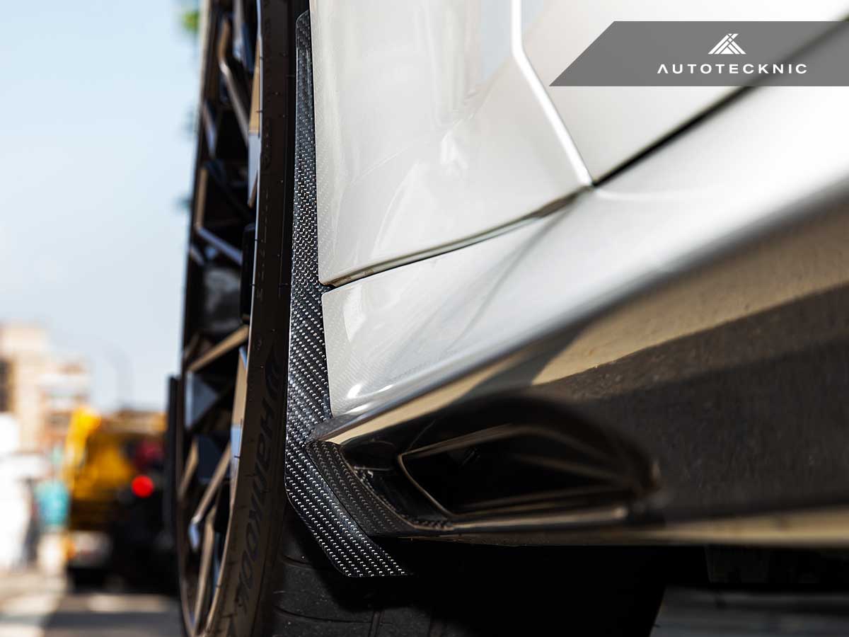 AutoTecknic Carbon Fiber Front Splash Guards - BMW G90/ G99 M5